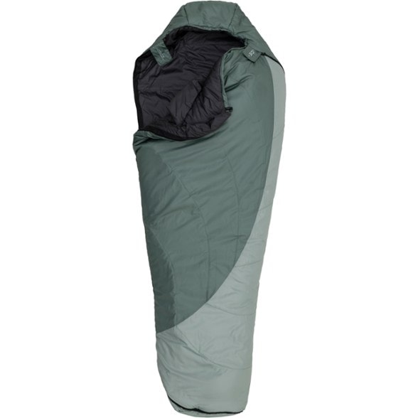 Genesis 30 Mummy Sleeping Bag with recycled fabric on a camping trip