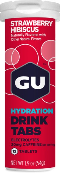 Energize Hydration Tablets in a sport bottle for quick hydration.