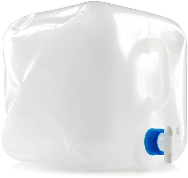 GSI Outdoors Collapsible Water Cube in a camping setting.