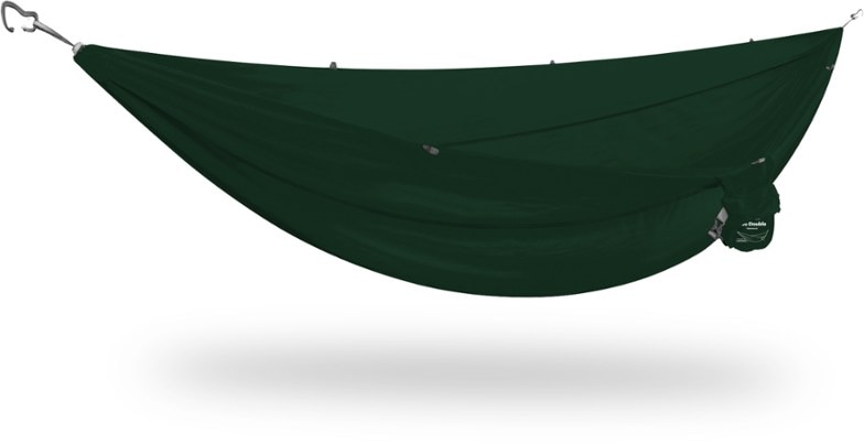 Kammok Roo double hammock displayed in a sunny park, perfect for two campers.