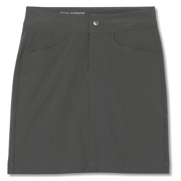 Alpine Adventure Women's Hiking Skort in action on a mountain trail