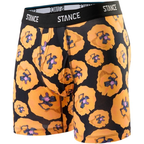 Poppyland boxer briefs showcasing the side-entry fly and articulated pouch from the front.