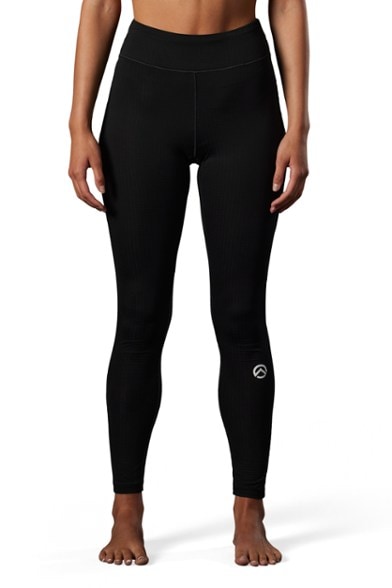 Summit Pro Women's Thermal Leggings viewed from the front, highlighting the fitted design and comfort features.