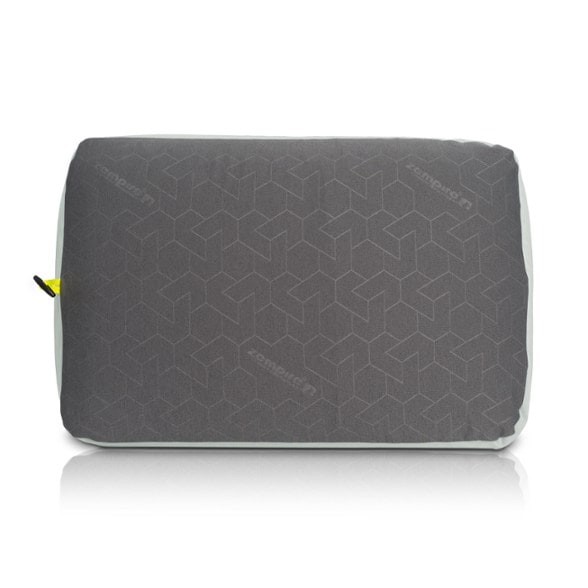 Close-up of Zempire Luxe Foam Travel Pillow showcasing its soft memory foam texture.