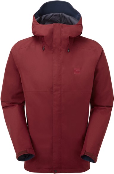 Maxen GORE-TEX Men's Lightweight Jacket showcased on a mountain trail, demonstrating its waterproof features.