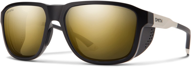 ChromaPop Glacier polarized sunglasses close-up with adjustable temple arms.