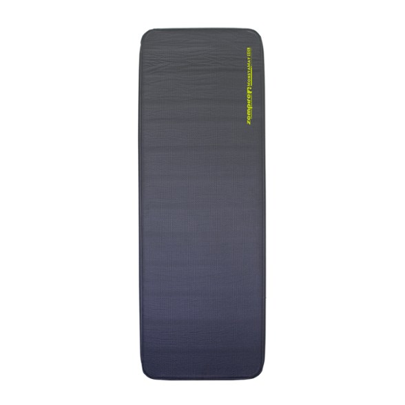 Zempire Monstamat Single camping mattress showcasing its ripstop polyester surface during outdoor setup.
