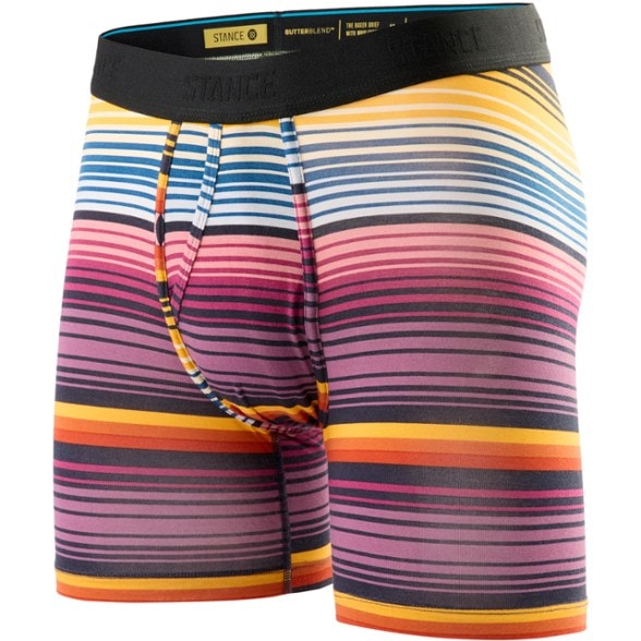 Front view of CurrenModal Wholester boxer briefs showcasing side-entry fly and feather-seam detailing.
