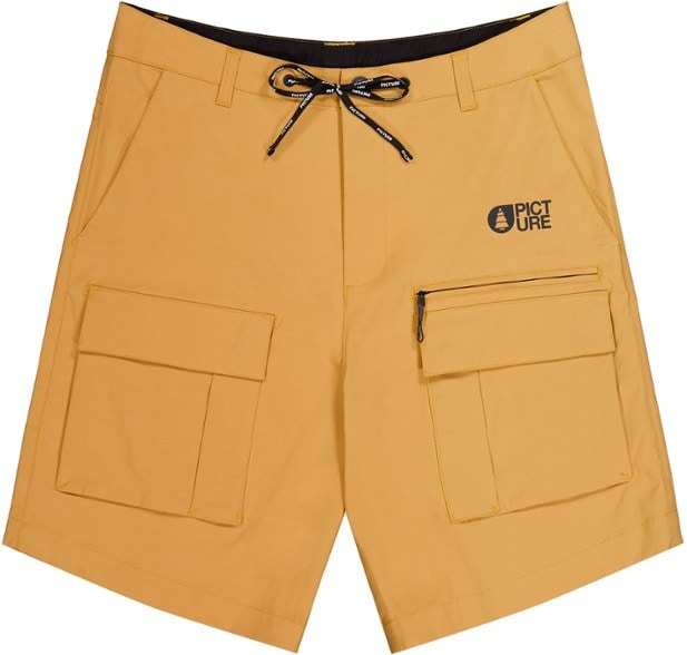 Adventure-Ready Men's Hiking Shorts displayed outdoors, showing flexibility and movement.