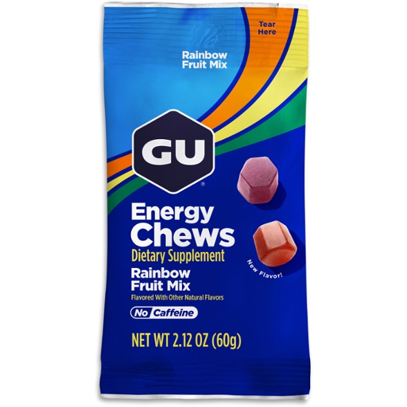 Close-up of PowerBoost Sports Energy Gummies in assorted flavors, ideal for athletes.
