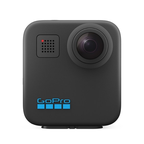 GoPro MAX 360 camera waterproof capturing mountain biking adventure with rugged design