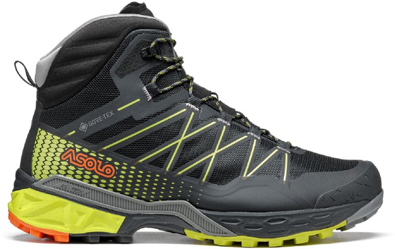 Side view of Tahoe Mid GORE-TEX Hiking Boots showcasing their lightweight design.