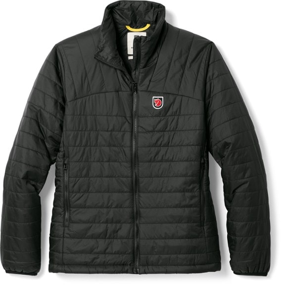 Fjallraven Women's Expedition Insulated Jacket in a snowy landscape.