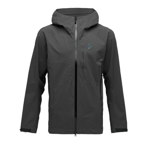 Summit Flex Mountain Shell Jacket featuring adjustable hood and pit zips, perfect for mountain climbing.