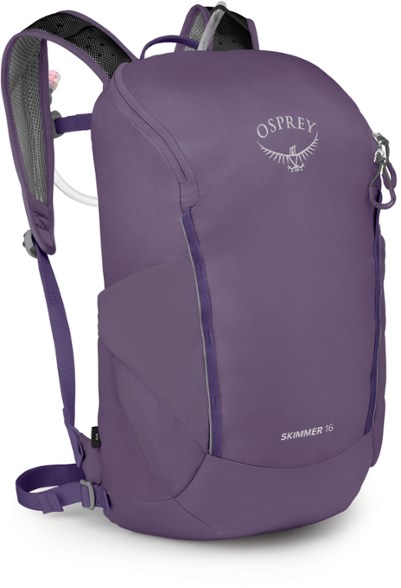 Osprey Skimmer 16 Women's Lightweight Hydration Pack showing the front view with adjustable straps.