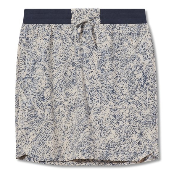 Front view of the eco-friendly quick dry adventure skirt, perfect for hiking.