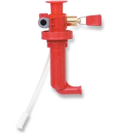 MSR Dragonfly fuel pump showcasing its lightweight design and durable build.