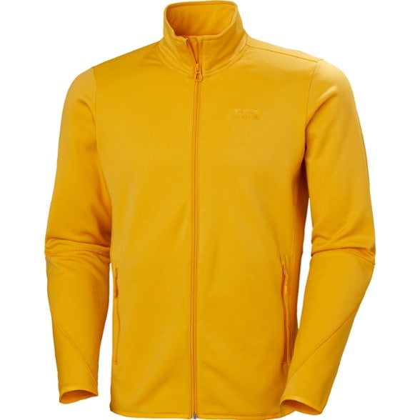 Close-up of the Eco-Friendly Water-Repellent Fleece Jacket for Men showcasing the soft fabric texture.