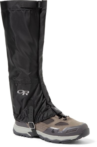 Side view of Alpine Ready Men's Gaiters in use during a hike.