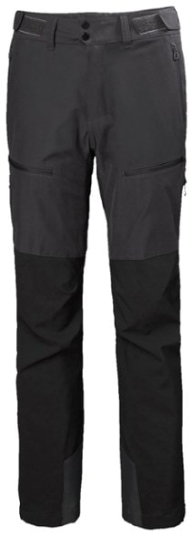 Side view of Helly Hansen women's Verglas Tur hiking pants in action on a trail.