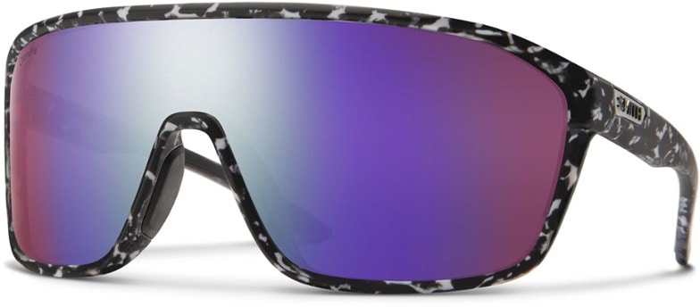 ChromaPop Adventure Polarized Sunglasses showcasing a wraparound fit at the beach.
