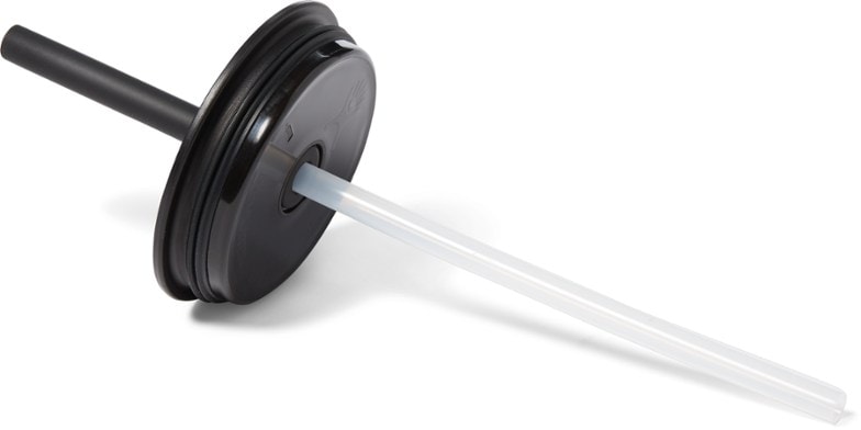 Hydro Flask medium straw lid showcasing flexible design and durability.