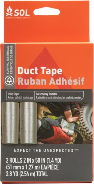Ultimate Survival Duct Tape Rolls displayed outdoors