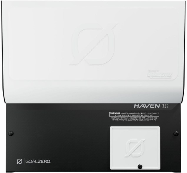Haven 10 transfer switch installed in a home setting, showcasing its ease of use.