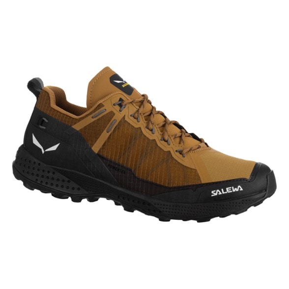 Salewa Women's Speed Hiking Shoes from a side view, perfect for rugged terrain.