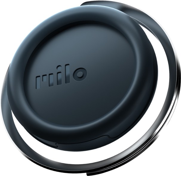 Milo pocket clip attached to a ski jacket pocket, showcasing its magnetic lock feature.