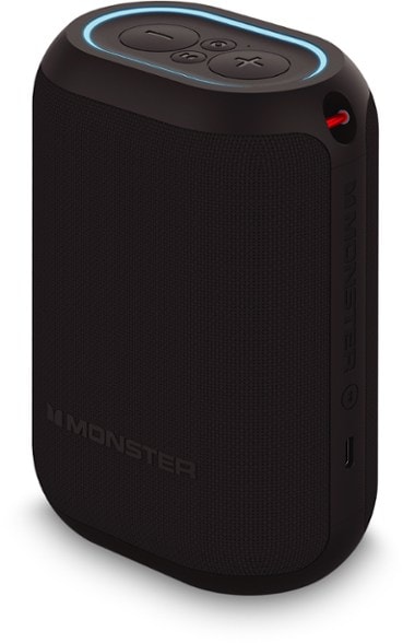 DNA One portable speaker showcasing its elegant curves and wireless charging pad.