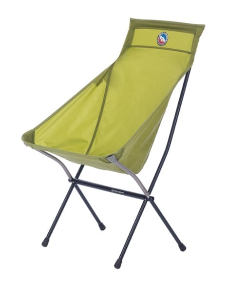 ComfortPro Big Six Portable Camping Chair from the side, showcasing its tall back and wide seat for ultimate comfort.