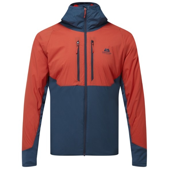 Mountain Equipment Switch Pro Technical Fleece Jacket from the front, showcasing its sleek design and hood.