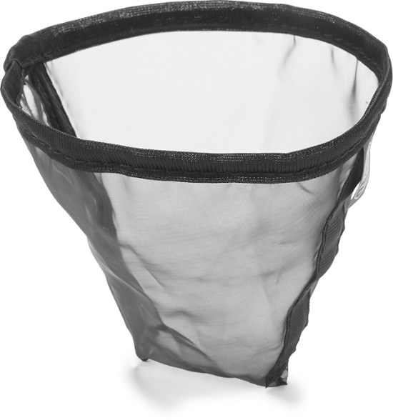 Eco-friendly pour-over coffee filter placed in a coffee maker, ready to brew.