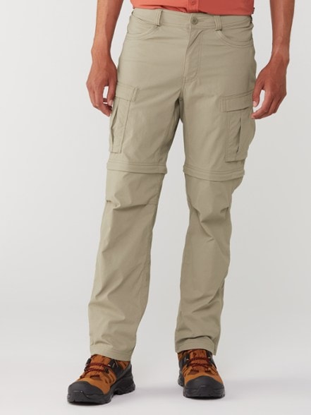 Side view of Sahara Adventure Convertible Pants showcasing zippers.