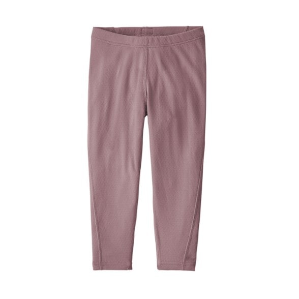 Eco-friendly thermal leggings for infants showcasing the pull-on style and waistband.