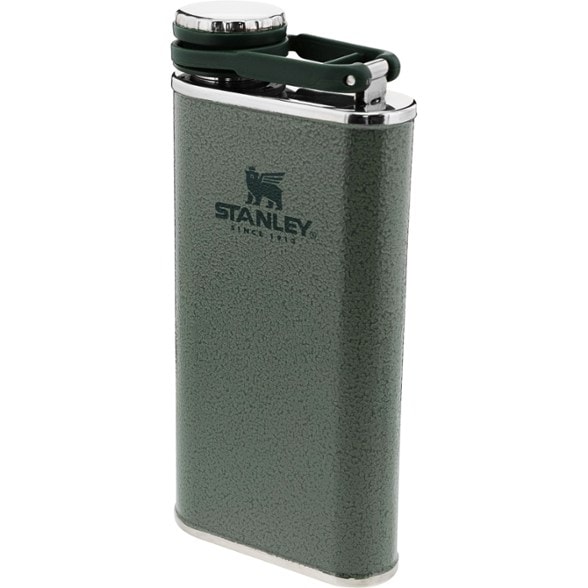 Stanley Classic stainless steel flask showing wide mouth opening for easy filling and cleaning