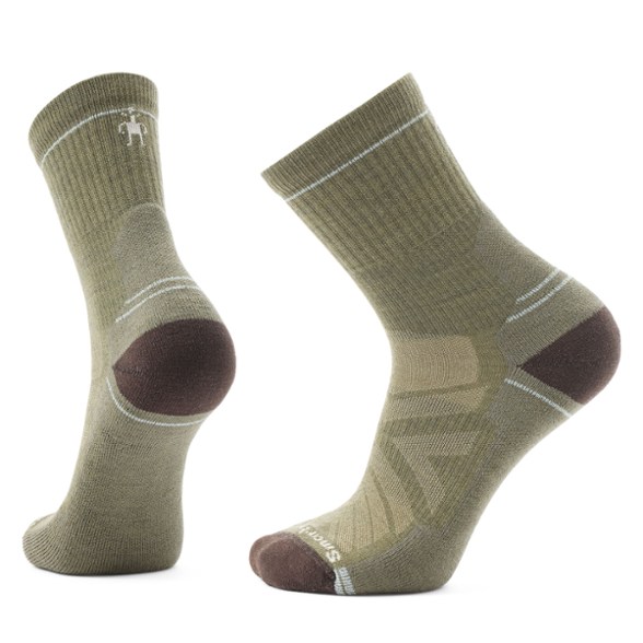 Close-up of Ultimate Merino Wool Hiking Socks for Men, highlighting the fabric texture and cushioning.