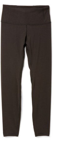 Front view of high-rise Maipo FlexFit tights during yoga session in studio lighting
