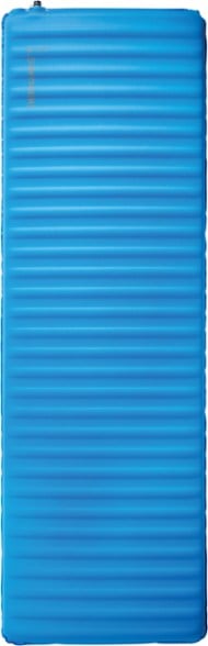 Trail Pro MAX sleeping pad in outdoor setting, showcasing its spacious design and comfort features.