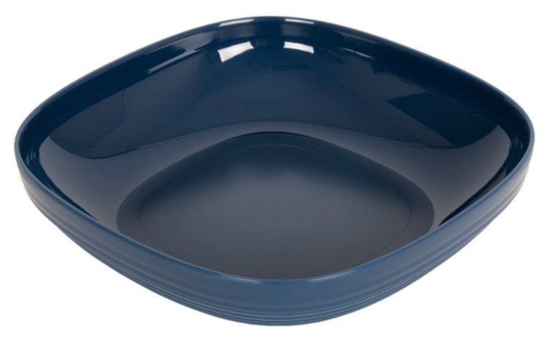 Eco-friendly camping bowl with colorful design, perfect for outdoor use.