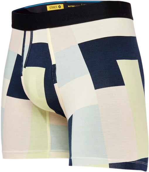 Front view of Block It Out Premium Comfort boxer briefs showing soft fabric underwear for men