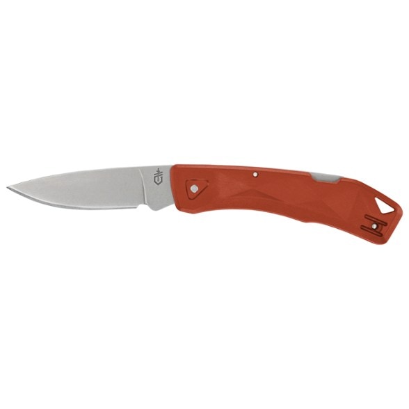 Gerber LST UltraLight lockback folding knife with blade extended against rugged background