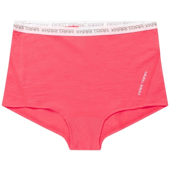 Front view of Kari Traa Embla merino wool boxer briefs showcasing the elastic waistband and breathable fabric.