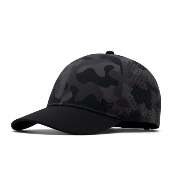 Front view of AeroEdge UPF 50+ sun protection hat showing seamless trim and breathable panels.