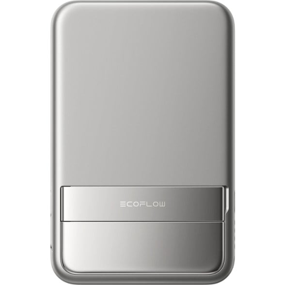 RAPID Magnetic Power Bank Pro in a backpack, showcasing its portability.