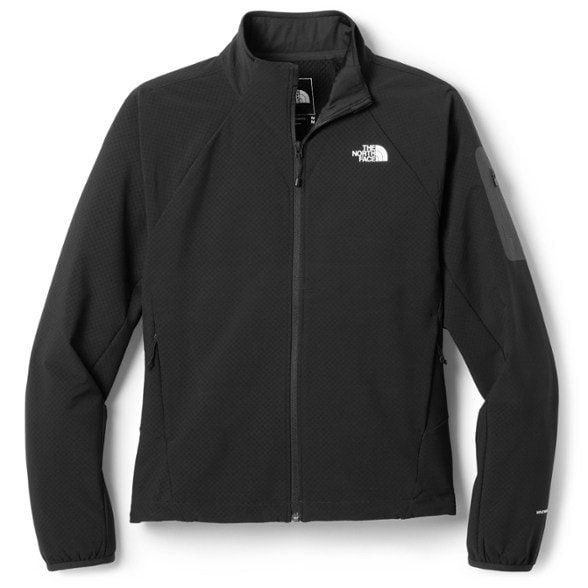 Side view of the Tek Approach women's wind-resistant jacket showcasing the WindWall™ fabric and fit.