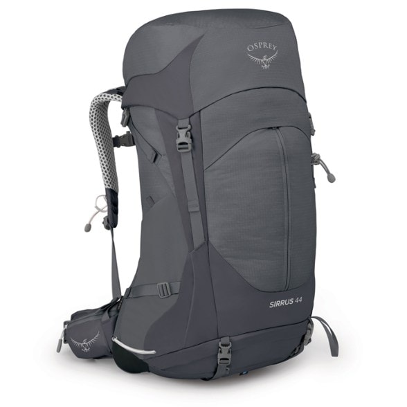 Osprey Sirrus 44 Women's Hiking Backpack showing side view and pockets