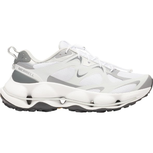 Side view of Eco-Friendly Women's Hiking Shoes - SpeedARC Matis on a rocky trail.