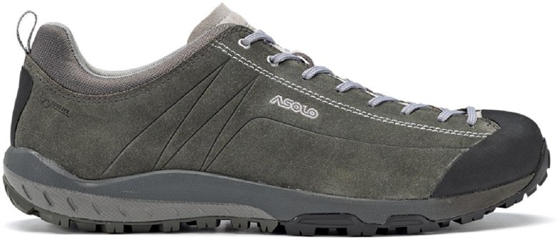 Asolo Space GV hiking shoes showcasing suede leather upper and lace-up design